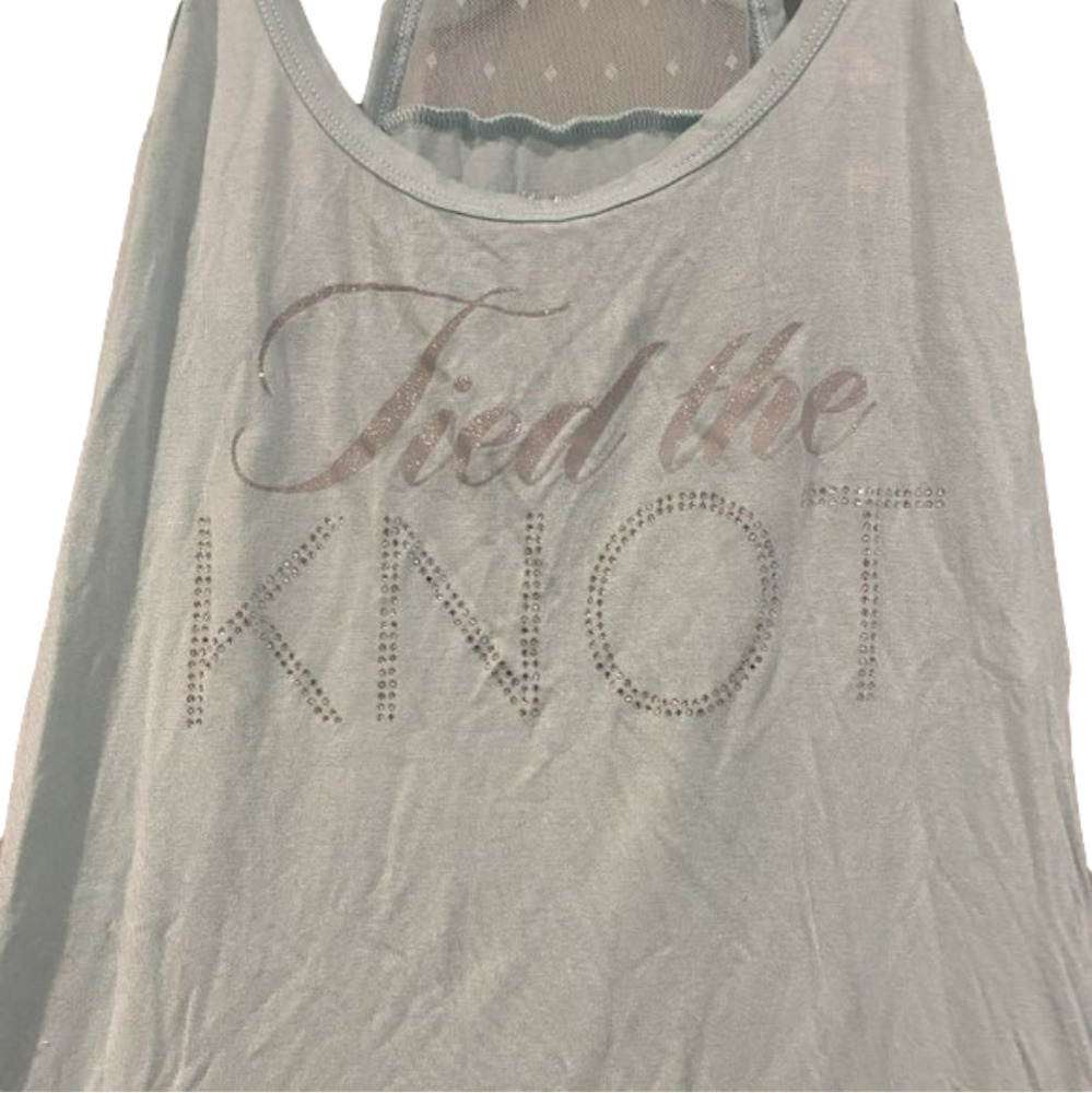 Victoria Secret, I Do Soft Tank Top "Tied the Knot" - Size Medium - Picture 2 of 3